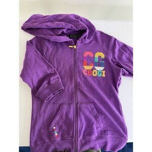 Coogi Zip Hoodie Mid Sleeve - Women's Size L - Vintage